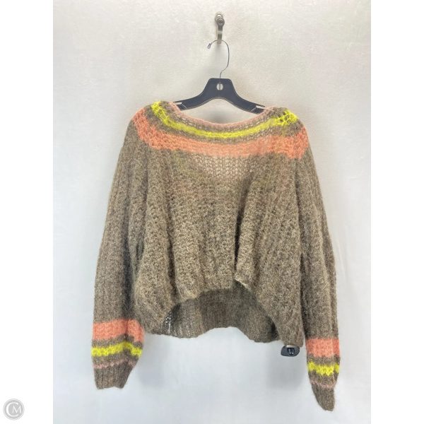 Sweater By Free People In Brown & Pink, Size: Sp Discount