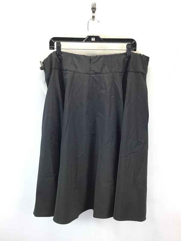Skirt Midi By Clothes Mentor In Black, Size: 3x For Cheap - Image 2