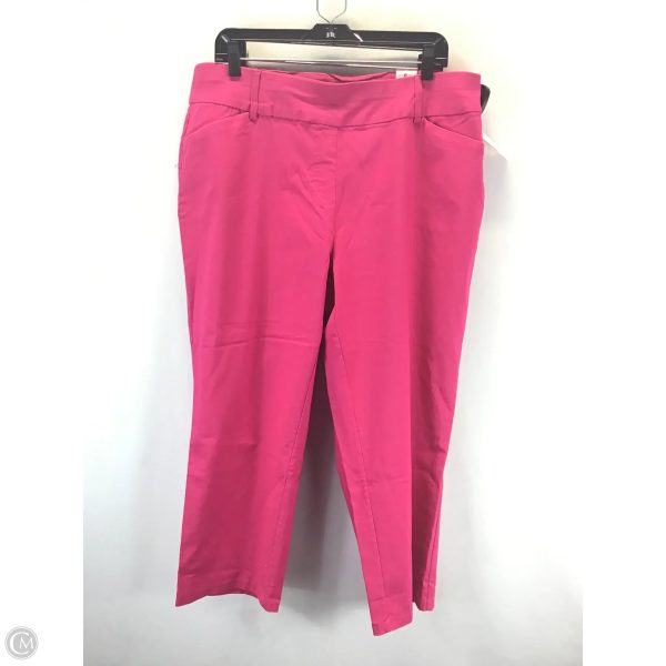 Pants Dress By Ashley Stewart In Pink, Size: 18 on Sale