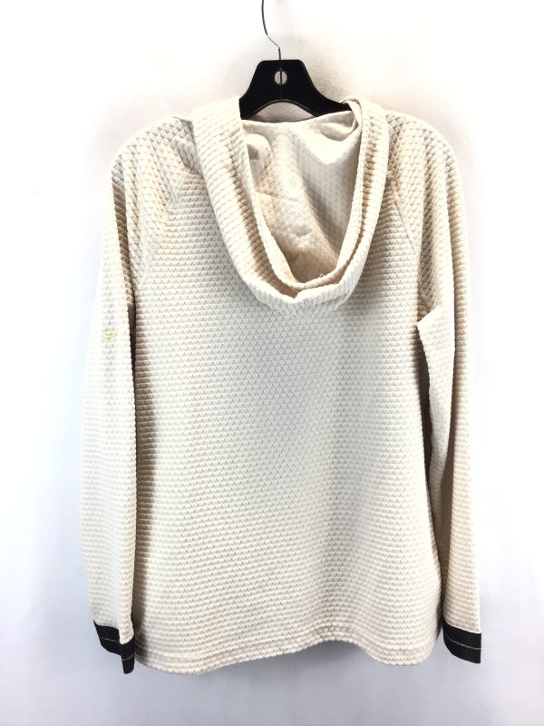 Athletic Sweatshirt Hoodie By Nike Apparel In Beige, Size: L Online Sale - Image 2