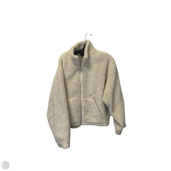 Jacket Faux Fur & Sherpa By Nike Apparel In Cream, Size: Xl Fashion