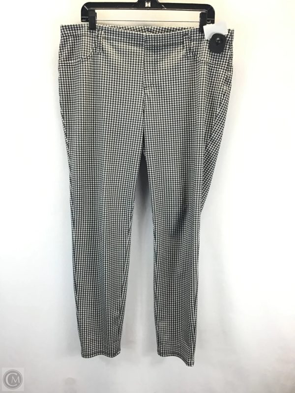 Pants Dress By Faded Glory In Black & White, Size: Xl Fashion
