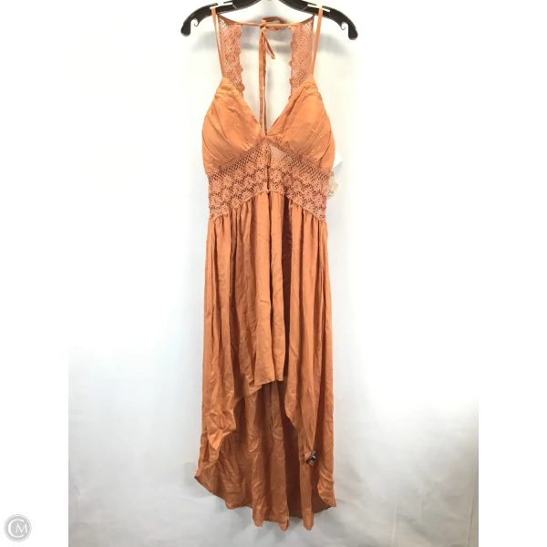 Dress Casual Midi By Clothes Mentor In Orange, Size: Xl For Sale