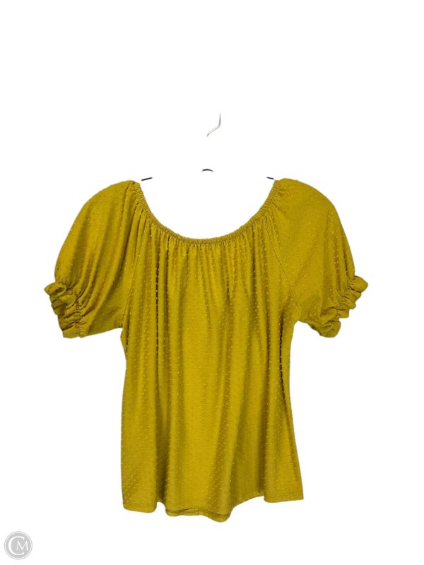 Top Short Sleeve By Philosophy In Yellow, Size: Xs For Sale - Image 2