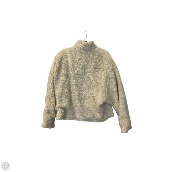 Jacket Faux Fur & Sherpa By Nike Apparel In Cream, Size: Xl Fashion - Image 2