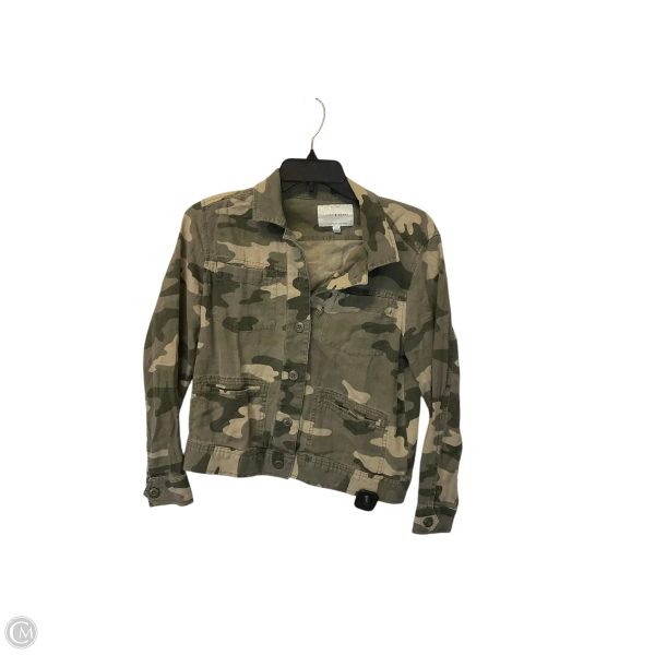 Jacket Denim By Lucky Brand In Camouflage Print, Size: M For Cheap