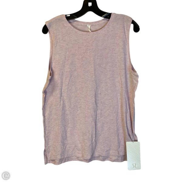 Athletic Tank Top By Lululemon In Pink, Size: 10 Online Sale