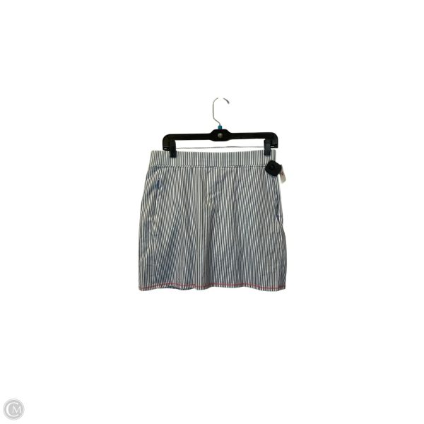 Skort Designer By Spartina In Striped Pattern, Size: M Online Sale
