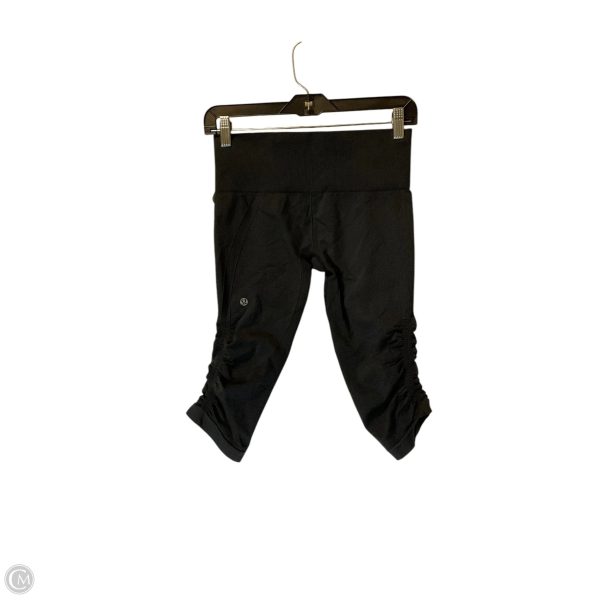 Athletic Capris By Lululemon In Black, Size: S Online - Image 2