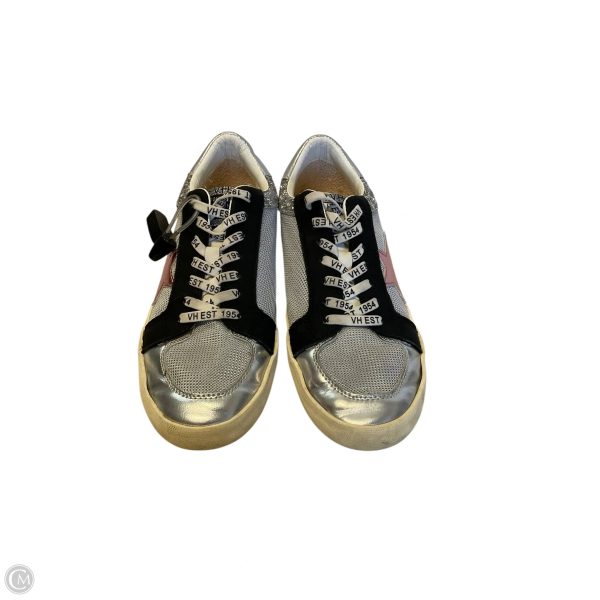 Shoes Sneakers By Vintage Havana In Silver, Size: 9 Cheap