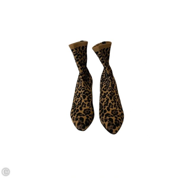 Boots Ankle Heels By Blondo In Animal Print, Size: 9.5 on Sale