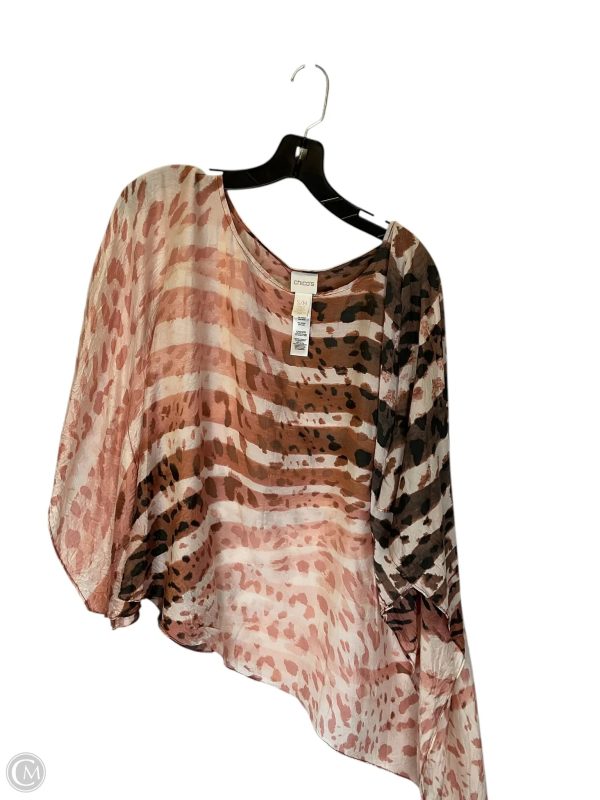 Top Short Sleeve By Chicos In Pink, Size: S For Cheap