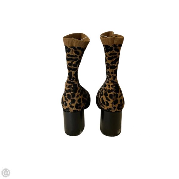 Boots Ankle Heels By Blondo In Animal Print, Size: 9.5 on Sale - Image 3