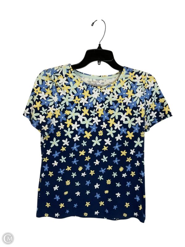 Top Short Sleeve By Talbots In Blue, Size: S For Sale