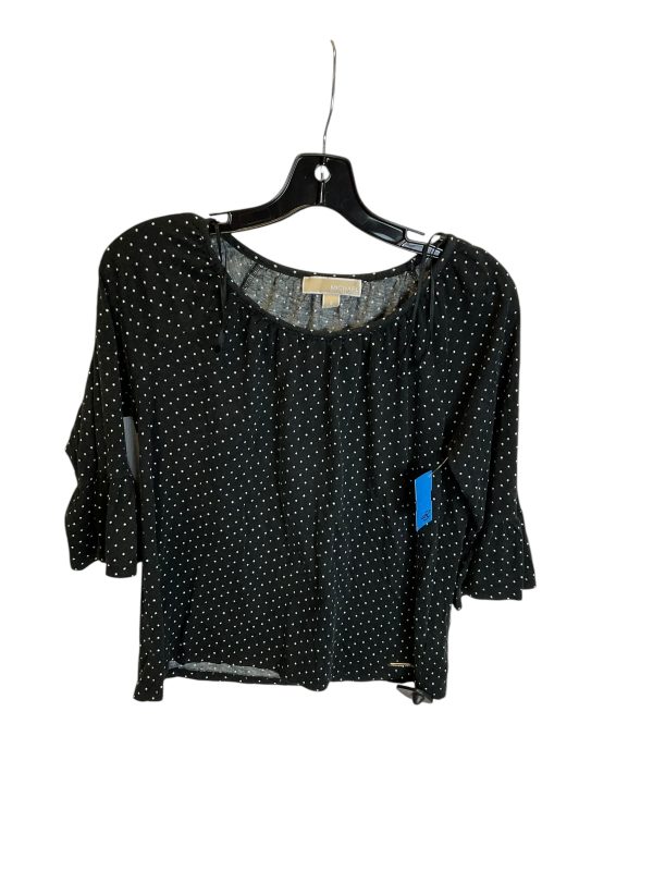 Top 3 4 Sleeve By Michael By Michael Kors In Black, Size: S Online Sale