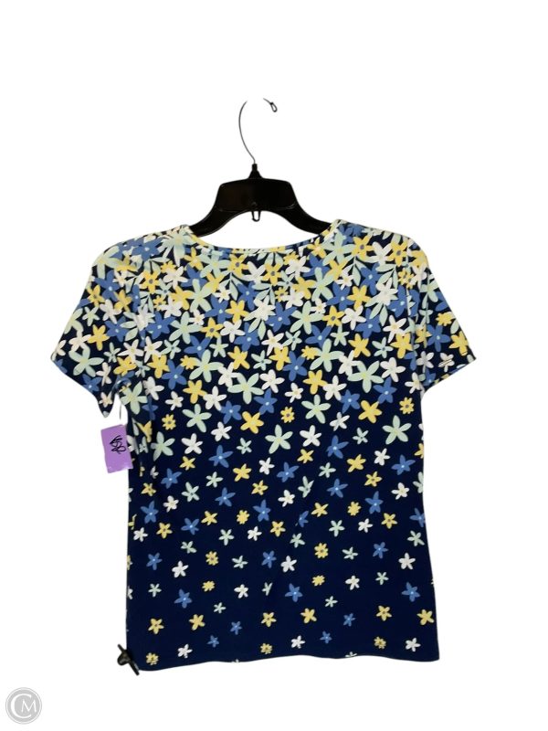 Top Short Sleeve By Talbots In Blue, Size: S For Sale - Image 2